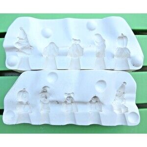 Nowell Vintage 1983 Minature Ghost Dressed for Halloween Slip Mold #NM-939